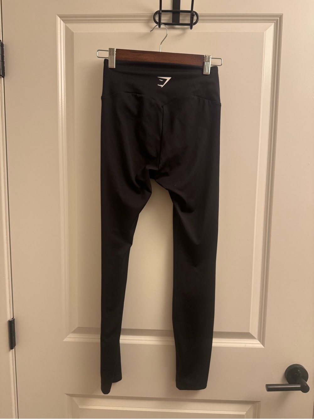 Gymshark Black High-Rise Leggings with Logo